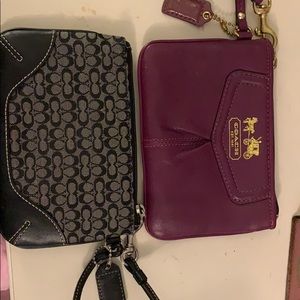 Coach wristlets: authentic